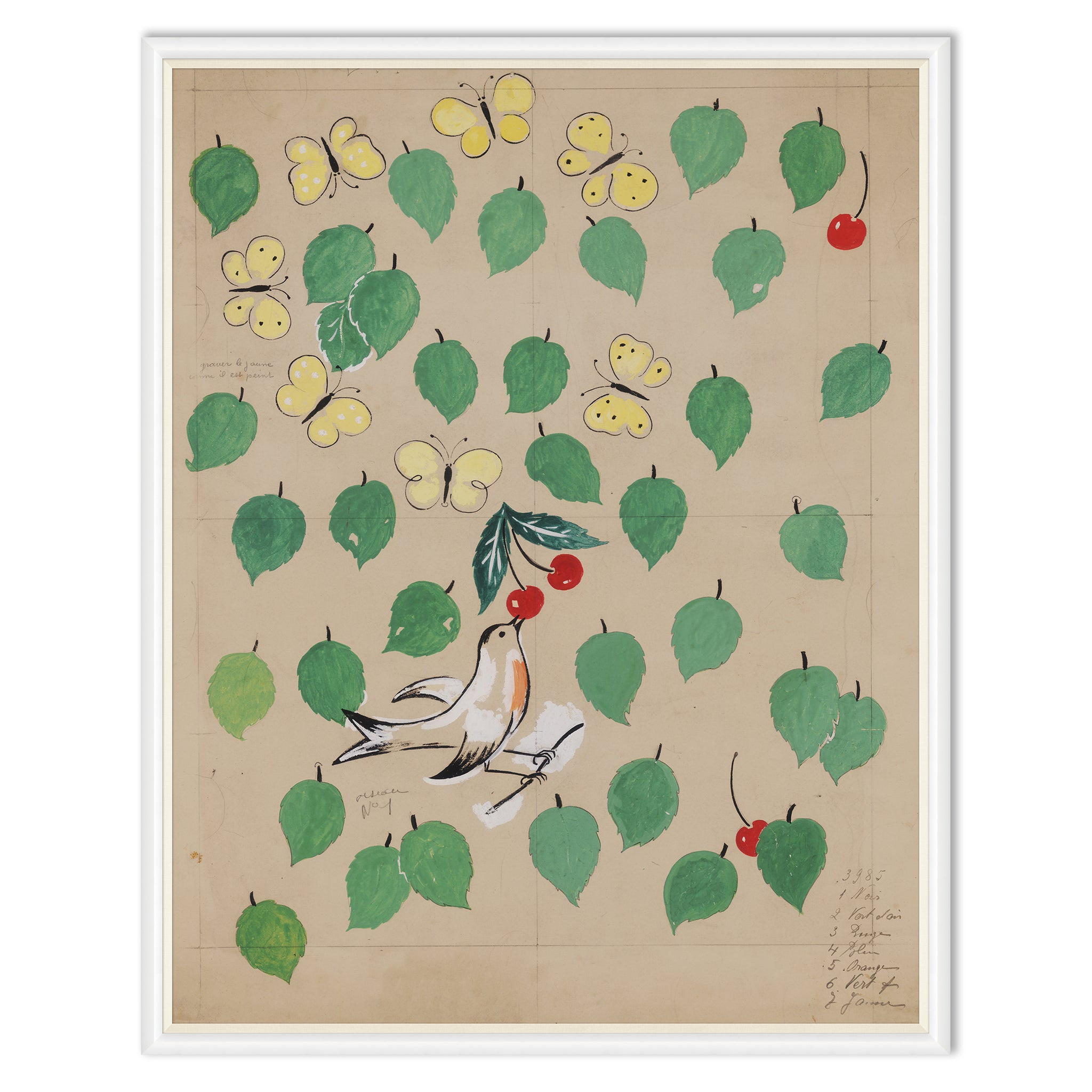 Paule Marrot Cherries Art