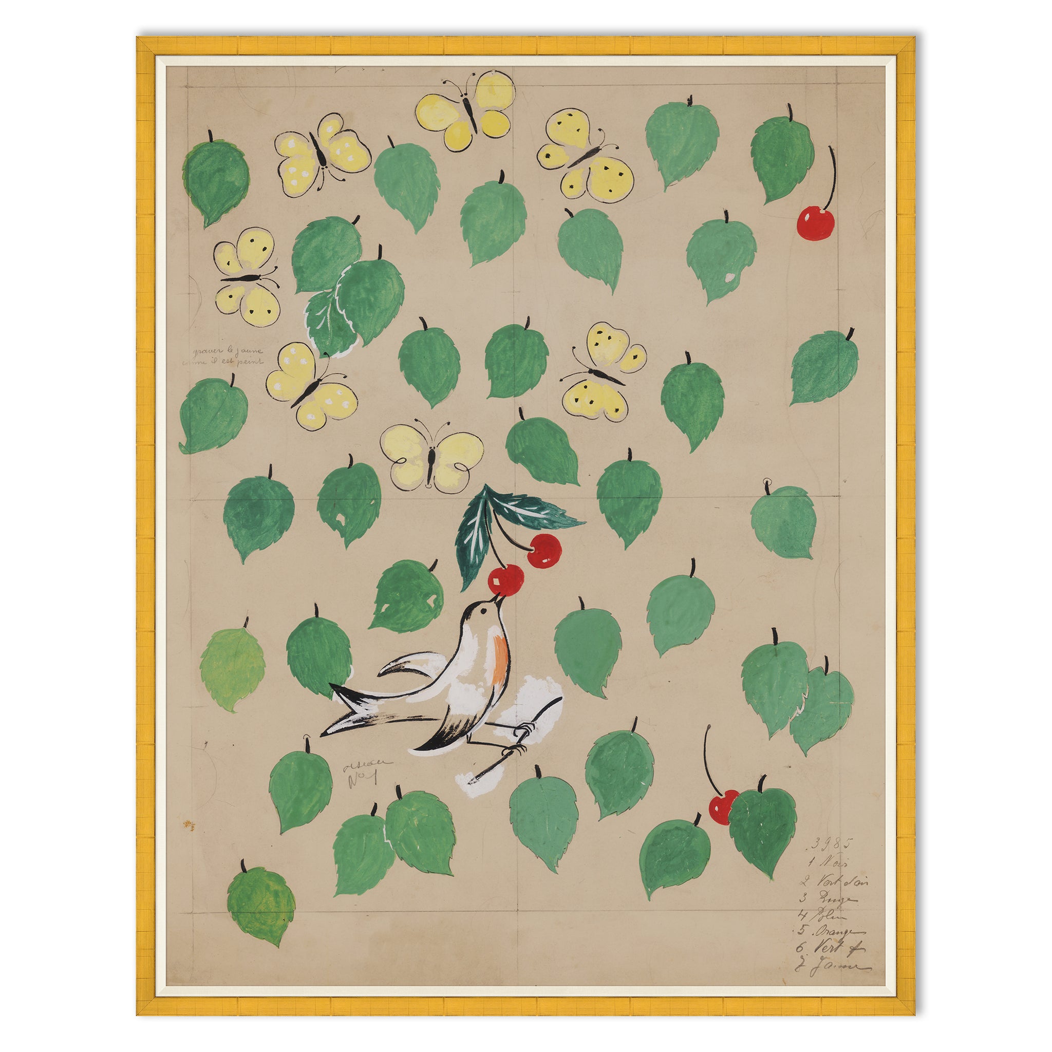 Paule Marrot Cherries Art