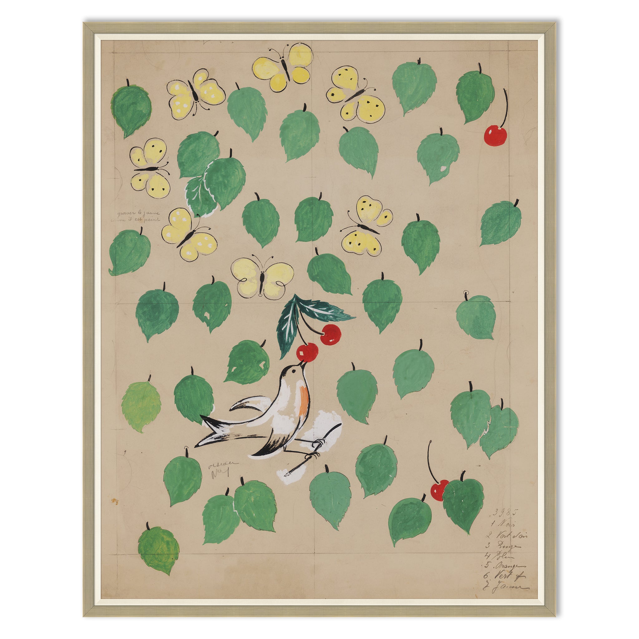 Paule Marrot Cherries Art