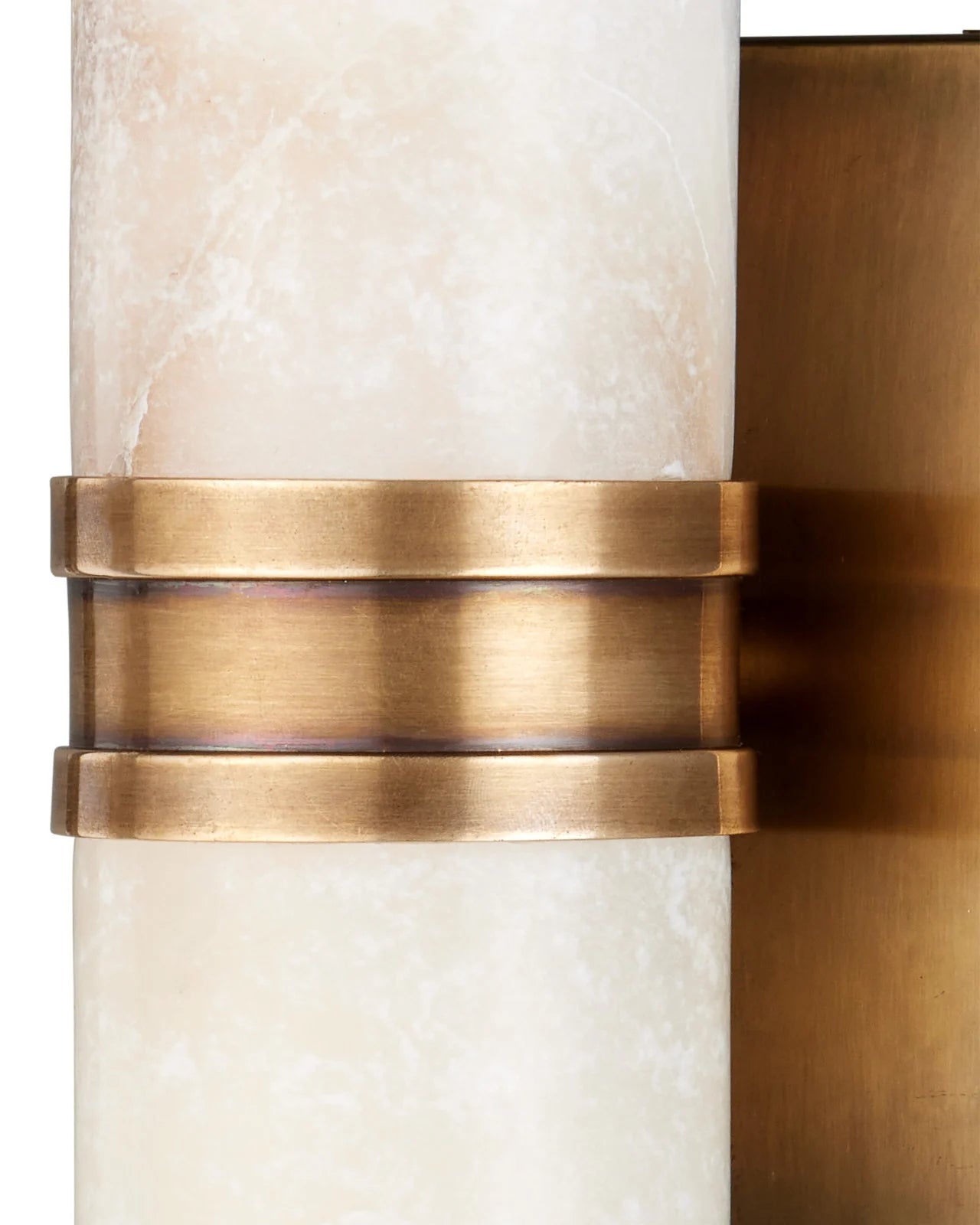 Currey & Company Brenham Small Brass 1 Light Wall Sconce