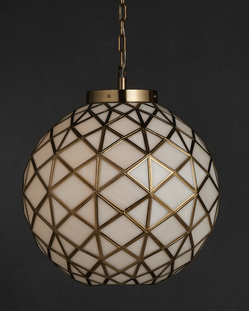 Currey & Company Polyhedron Small Pendant