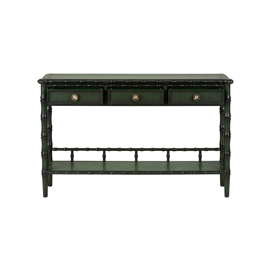 Wildwood Borneo Console Table Emerald Green