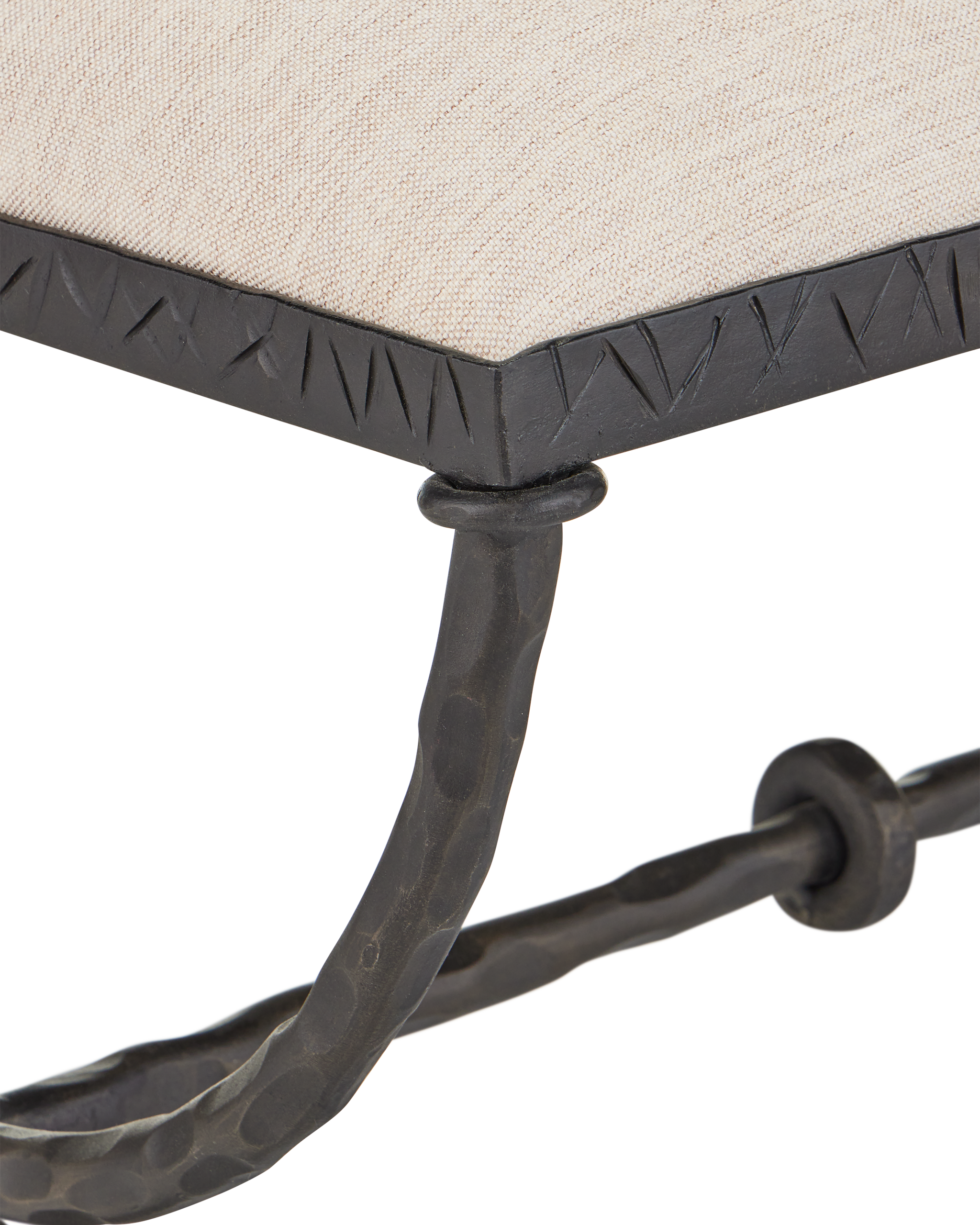Currey & Company Agora Bench, Sparks Givry