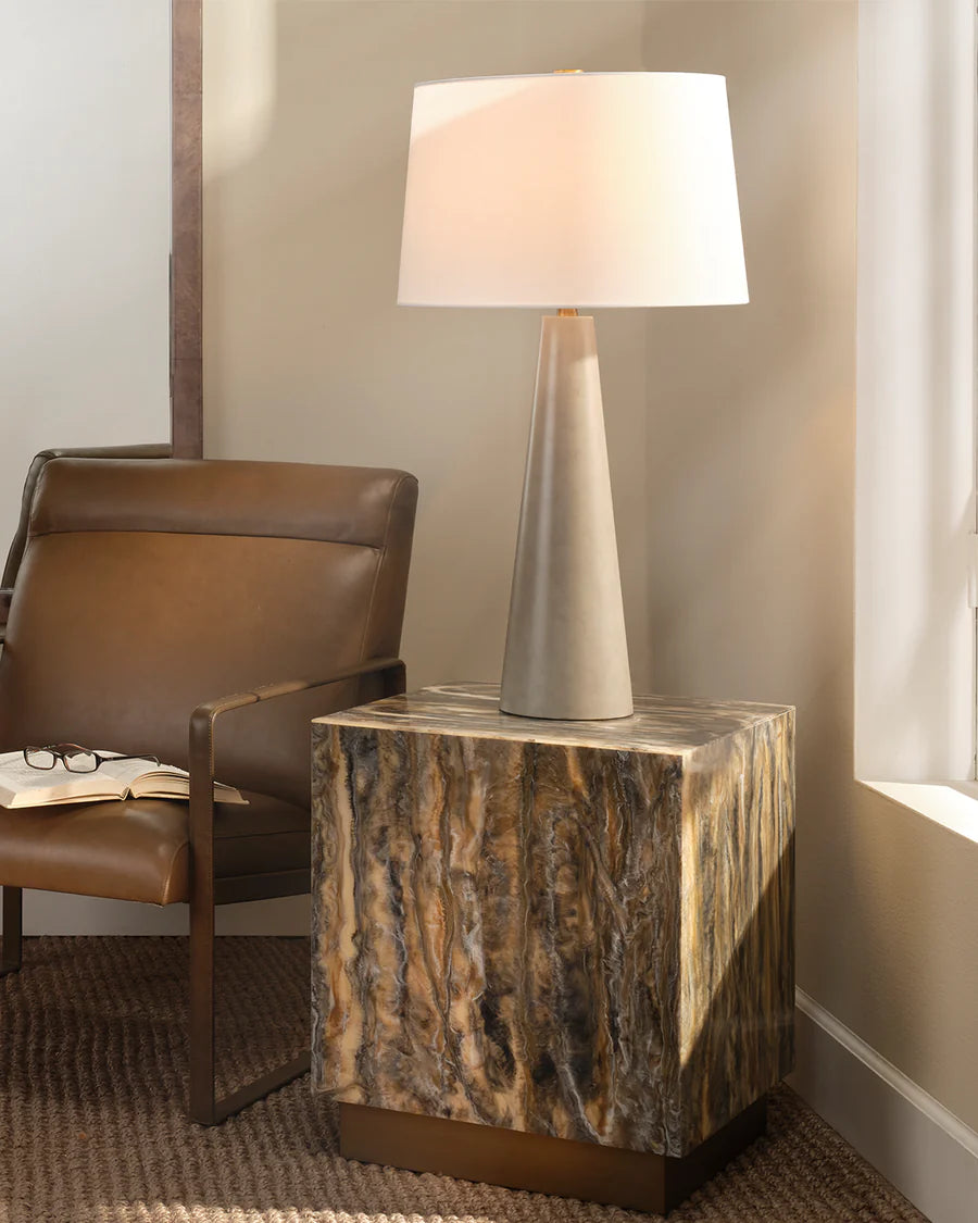 Jamie Young Alps Table Lamp, Warm Grey