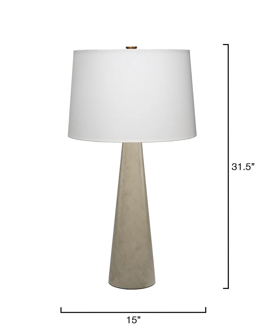 Jamie Young Alps Table Lamp, Warm Grey