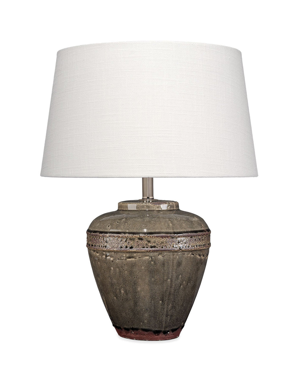 Jamie Young Avondale Ceramic Table Lamp With Linen Shade