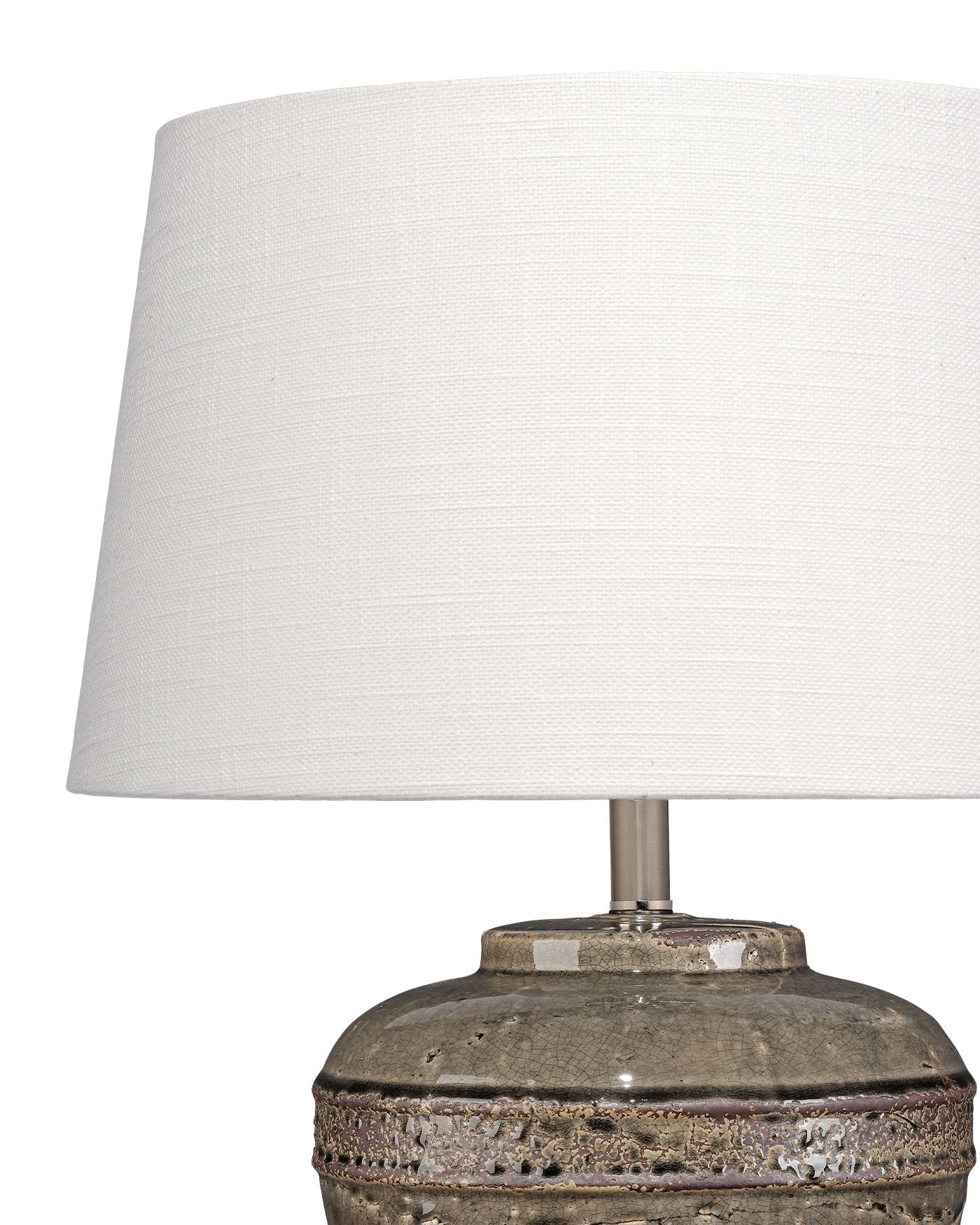 Jamie Young Avondale Ceramic Table Lamp With Linen Shade