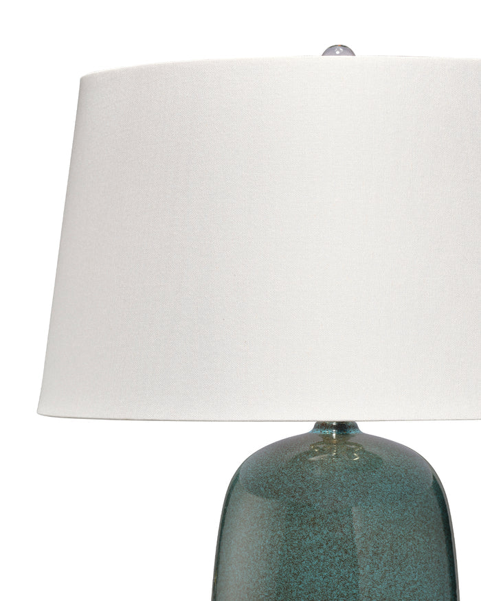 Jamie Young Balsam Table Lamp, Teal Ceramic