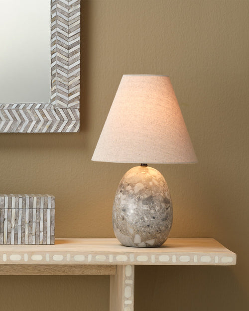 Jamie Young Capsule Travertine Table Lamp