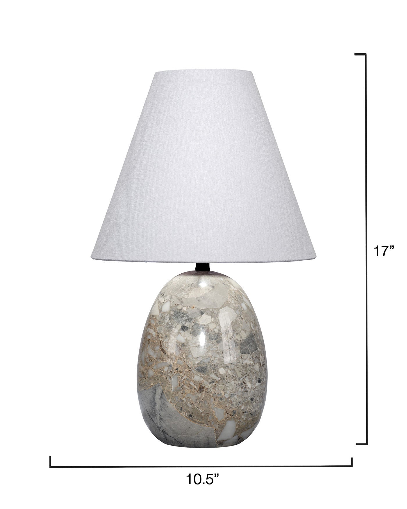 Jamie Young Capsule Travertine Table Lamp