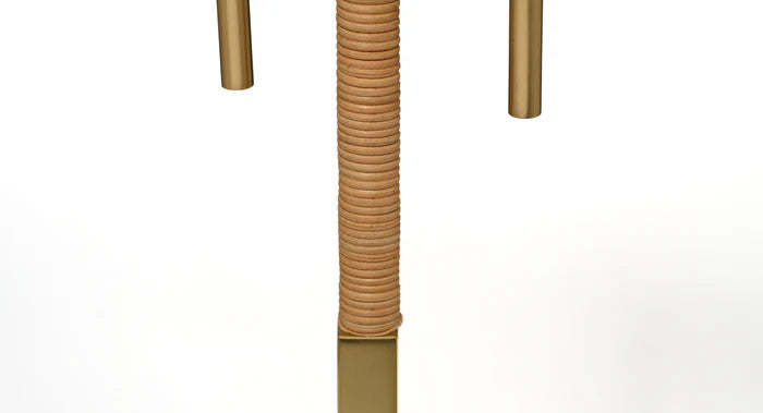 Jamie Young Harrison Table Lamp, Natural Rattan