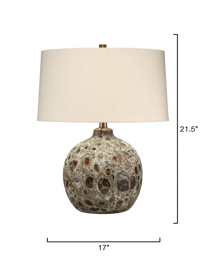 Jamie Young Magma Table Lamp, Volcanic Brown