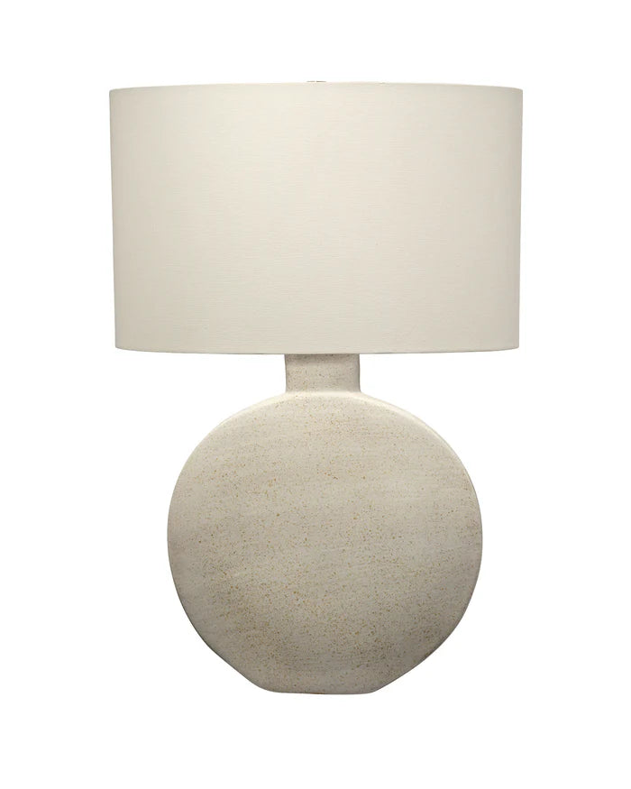 Jamie Young Moon Table Lamp, Cream Ceramic