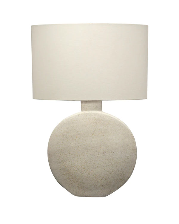 Jamie Young Moon Table Lamp, Cream Ceramic