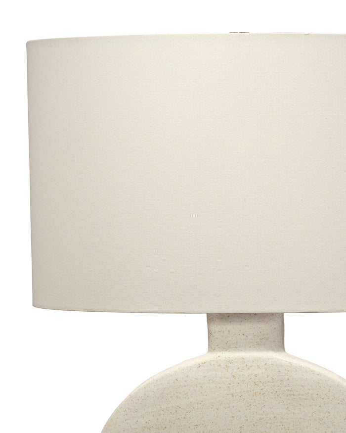 Jamie Young Moon Table Lamp, Cream Ceramic