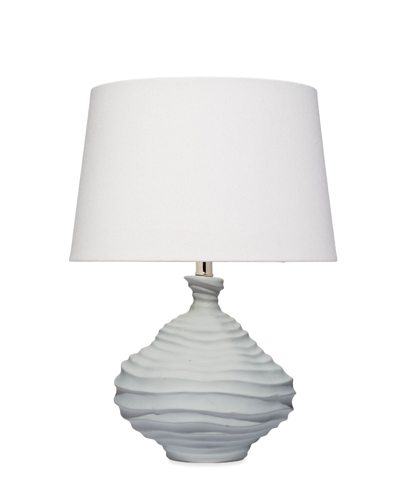 Jamie Young Dune Ceramic Table Lamp With Linen Shade