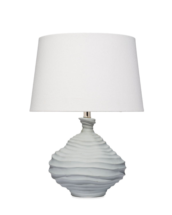 Jamie Young Dune Ceramic Table Lamp With Linen Shade