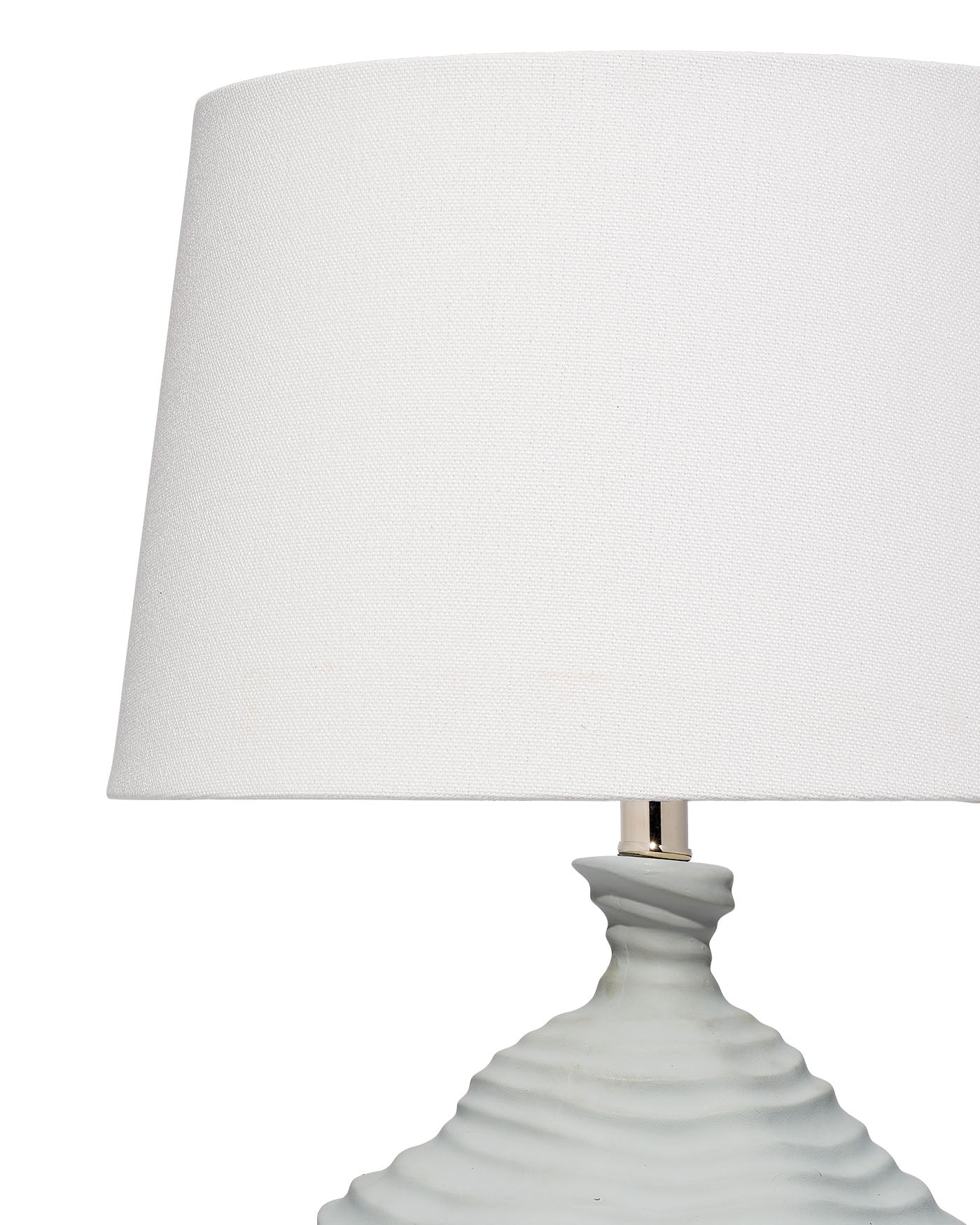 Jamie Young Dune Ceramic Table Lamp With Linen Shade