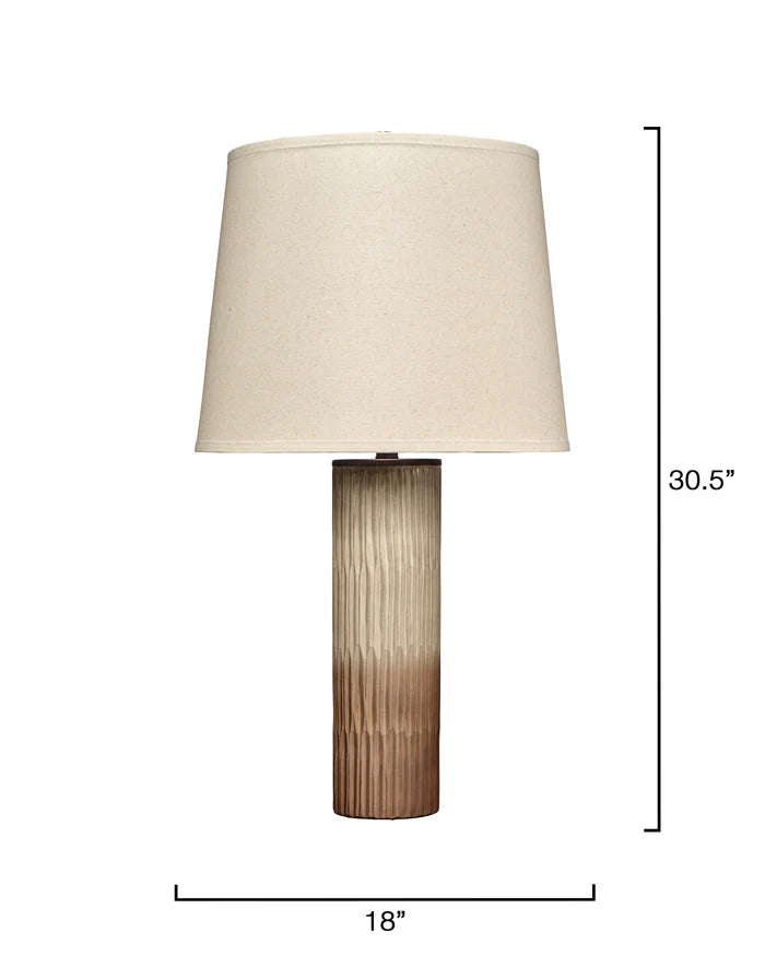 Jamie Young Phoenix Table Lamp, Sand Ombre