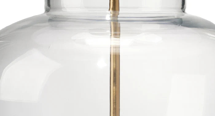 Jamie Young Poised Table Lamp, Clear Glass