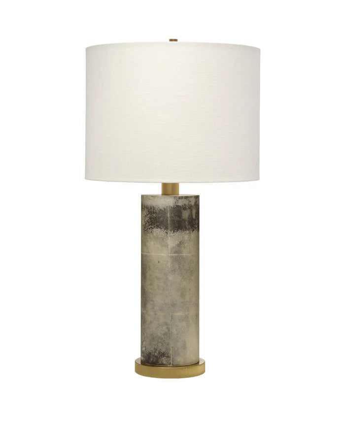 Jamie Young Rivet Table Lamp, Grey Vellum