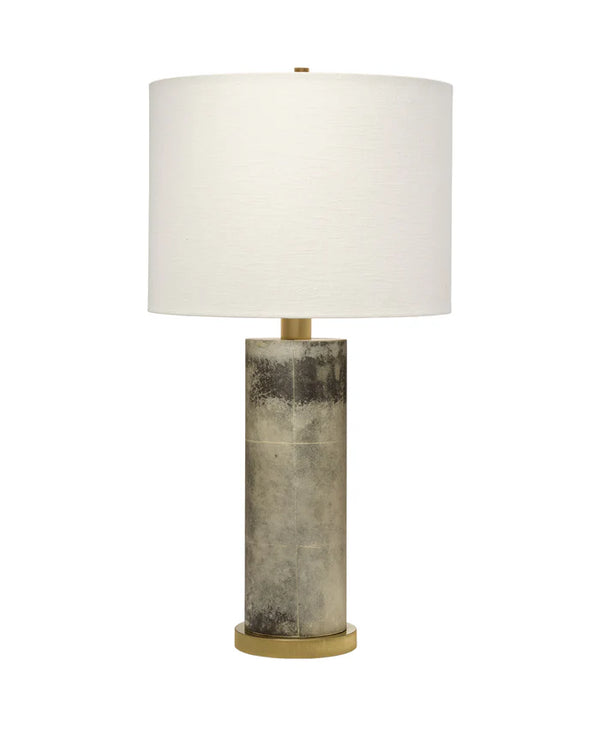 Jamie Young Rivet Table Lamp, Grey Vellum