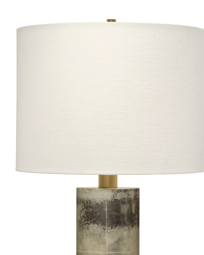 Jamie Young Rivet Table Lamp, Grey Vellum