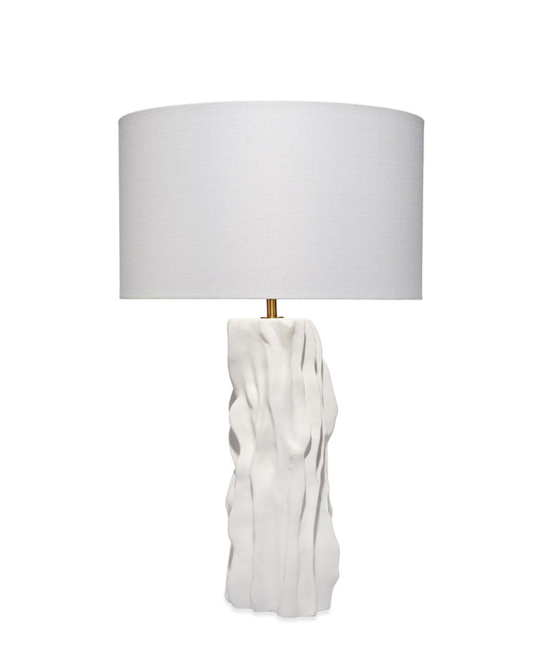 Jamie Young Sweetwood Ceramid Table Lamp With Linen Shade