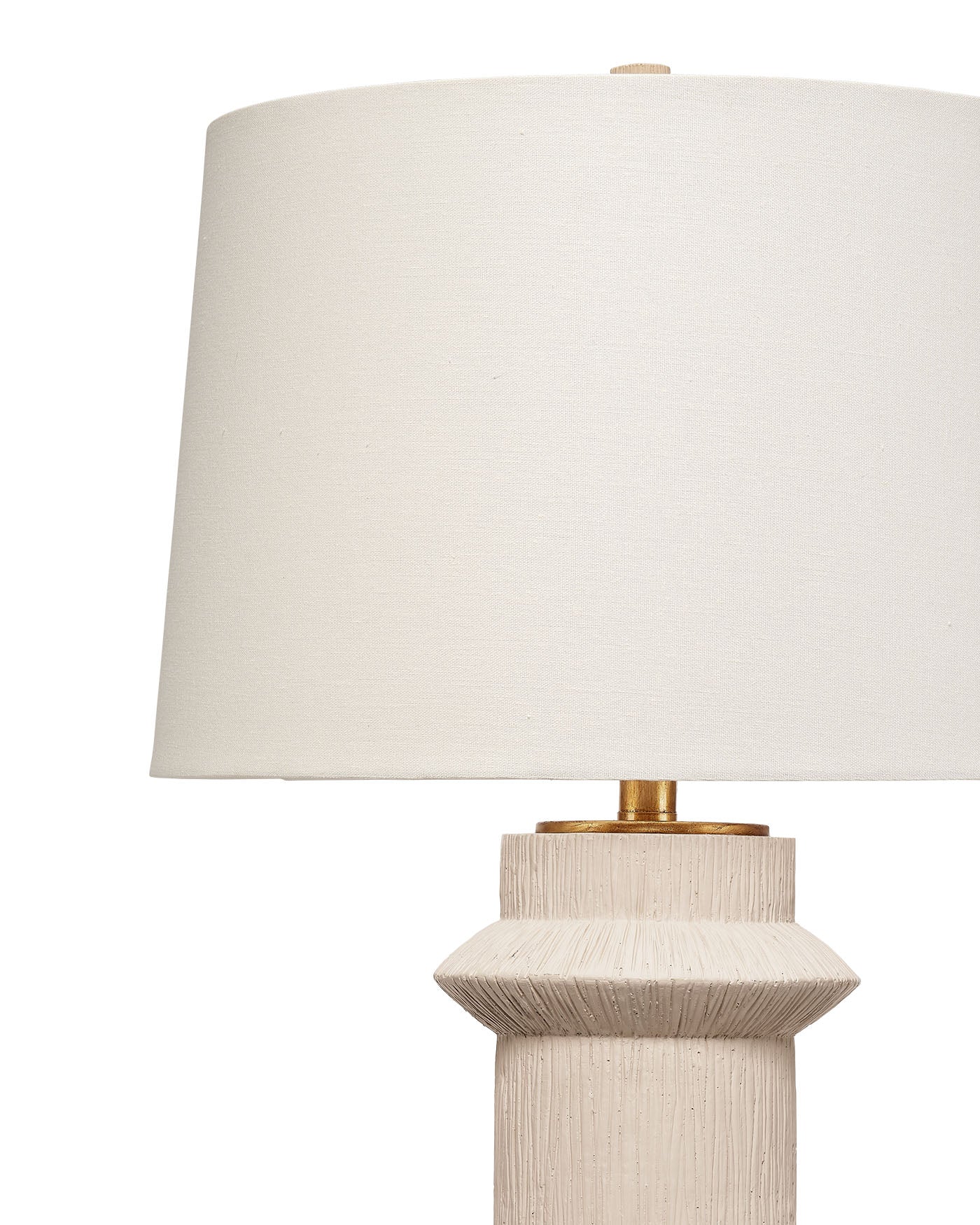 Jamie Young Trousdale Polyresin Table Lamp With Linen Shade