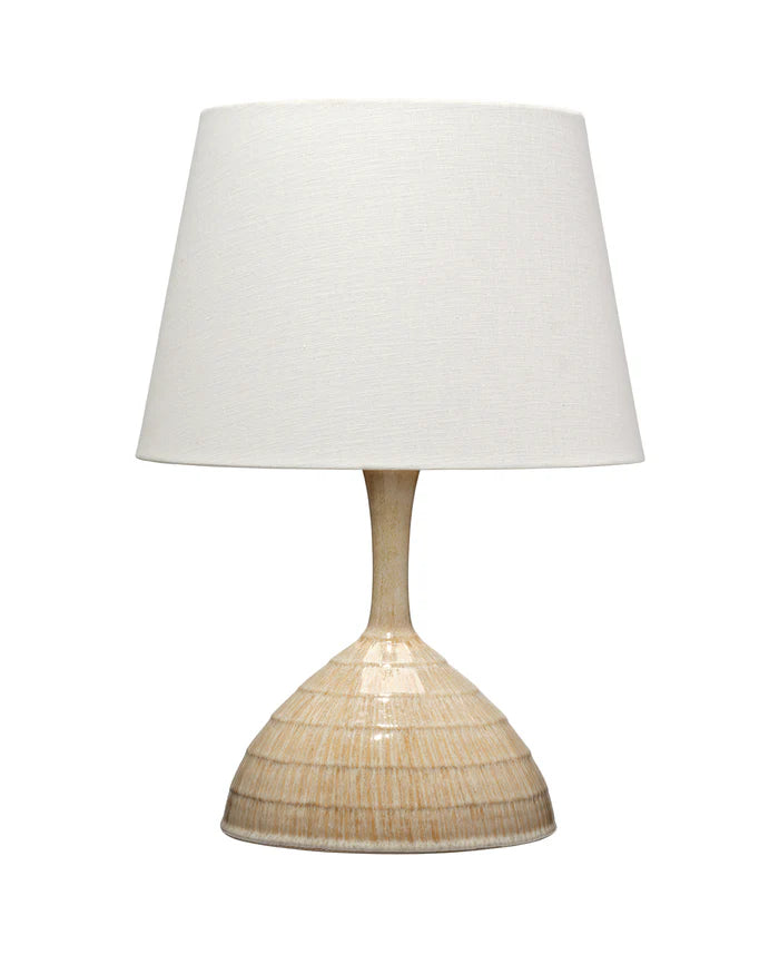Jamie Young Trumpet Table Lamp, Beige Ceramic