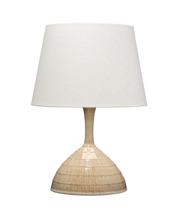 Jamie Young Trumpet Table Lamp, Beige Ceramic