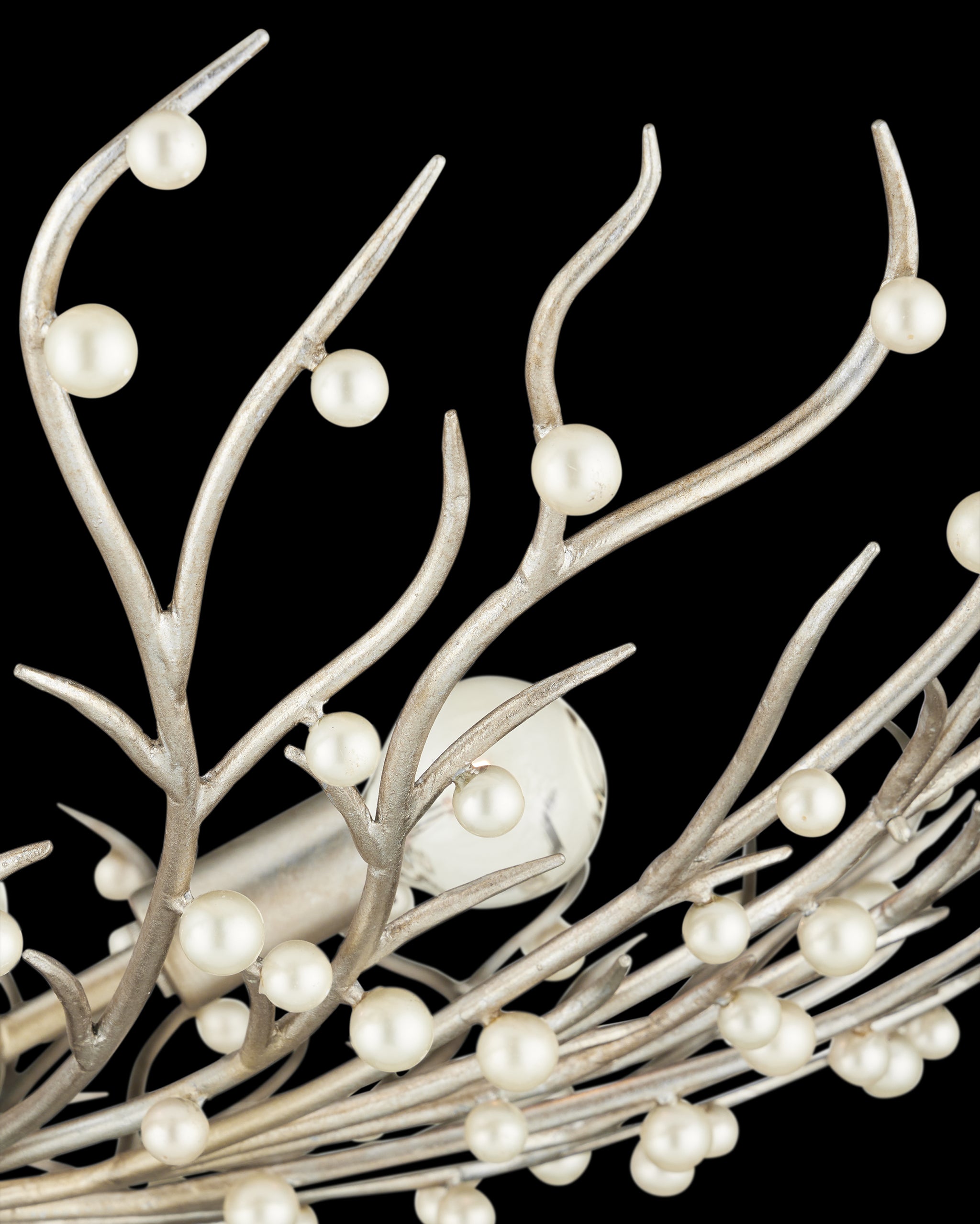 Currey & Company Shinju Pearl Bowl Chandelier