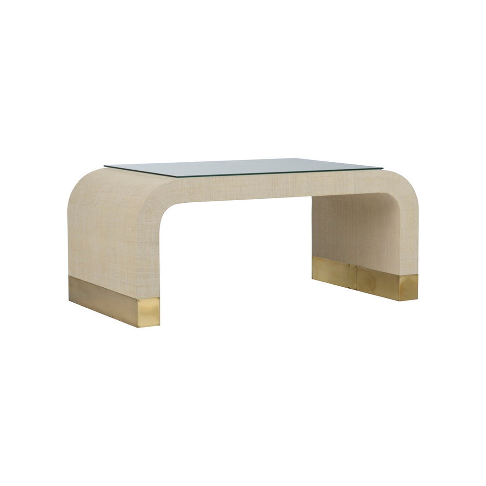 Chelsea House Jamie Merida Waterfall Coffee Table Cream