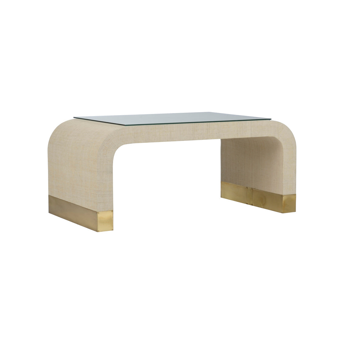 Chelsea House Jamie Merida Waterfall Coffee Table Cream