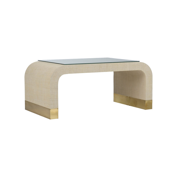 Chelsea House Jamie Merida Waterfall Coffee Table Cream