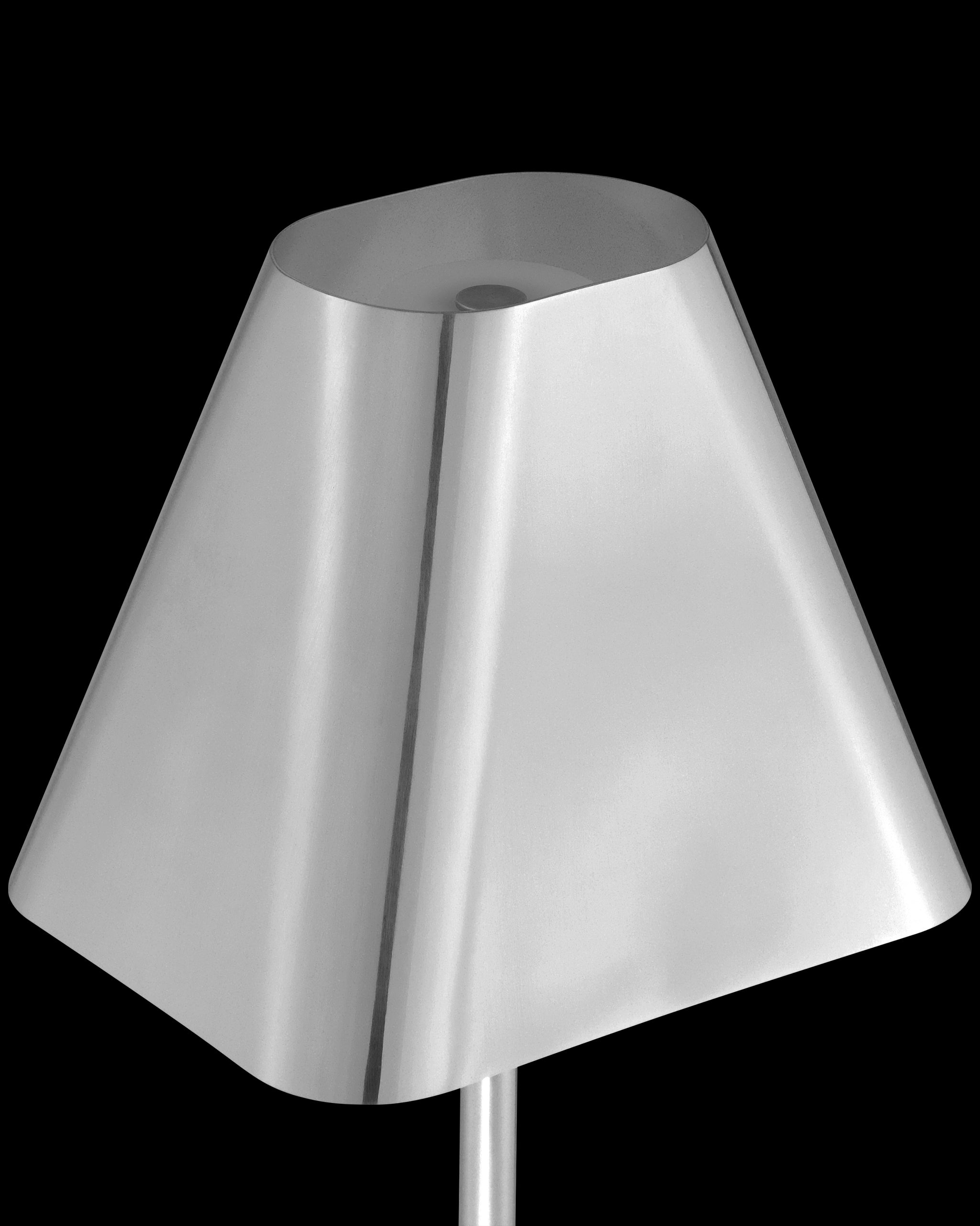 Currey & Company Gadabout Nickel Cordless Table Lamp