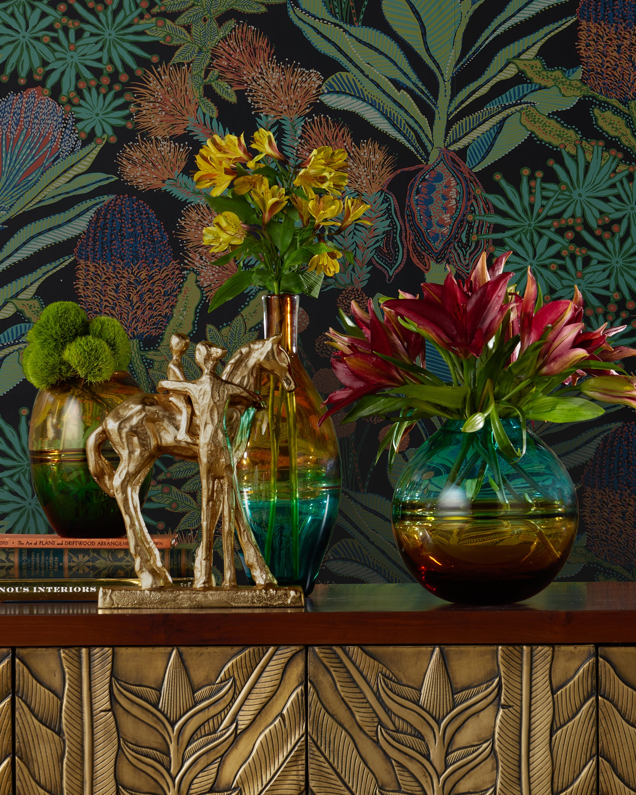 Currey & Company Dujardin Equestrian Sculpture