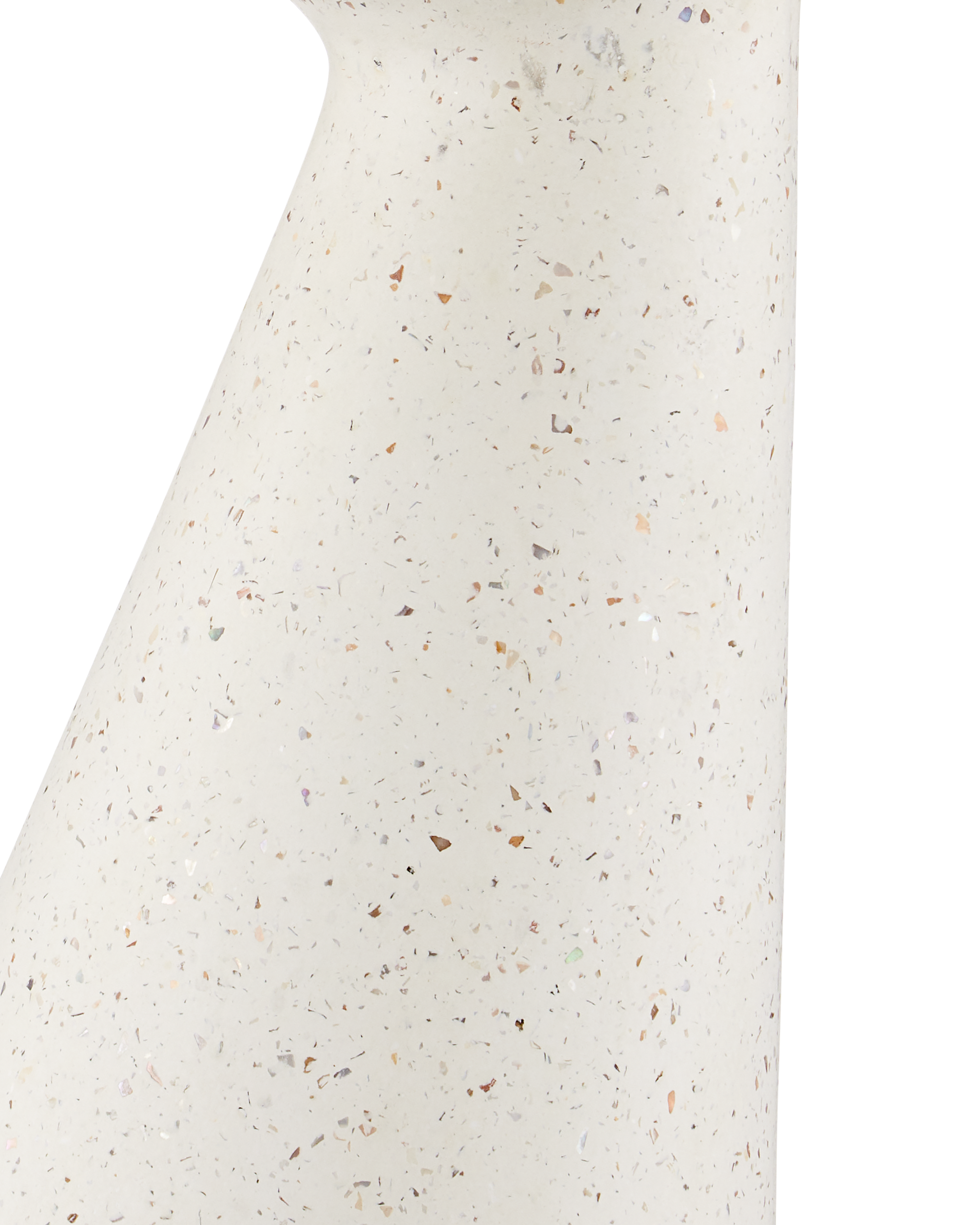 Currey & Company Pendurado Ivory Terrazzo C Table