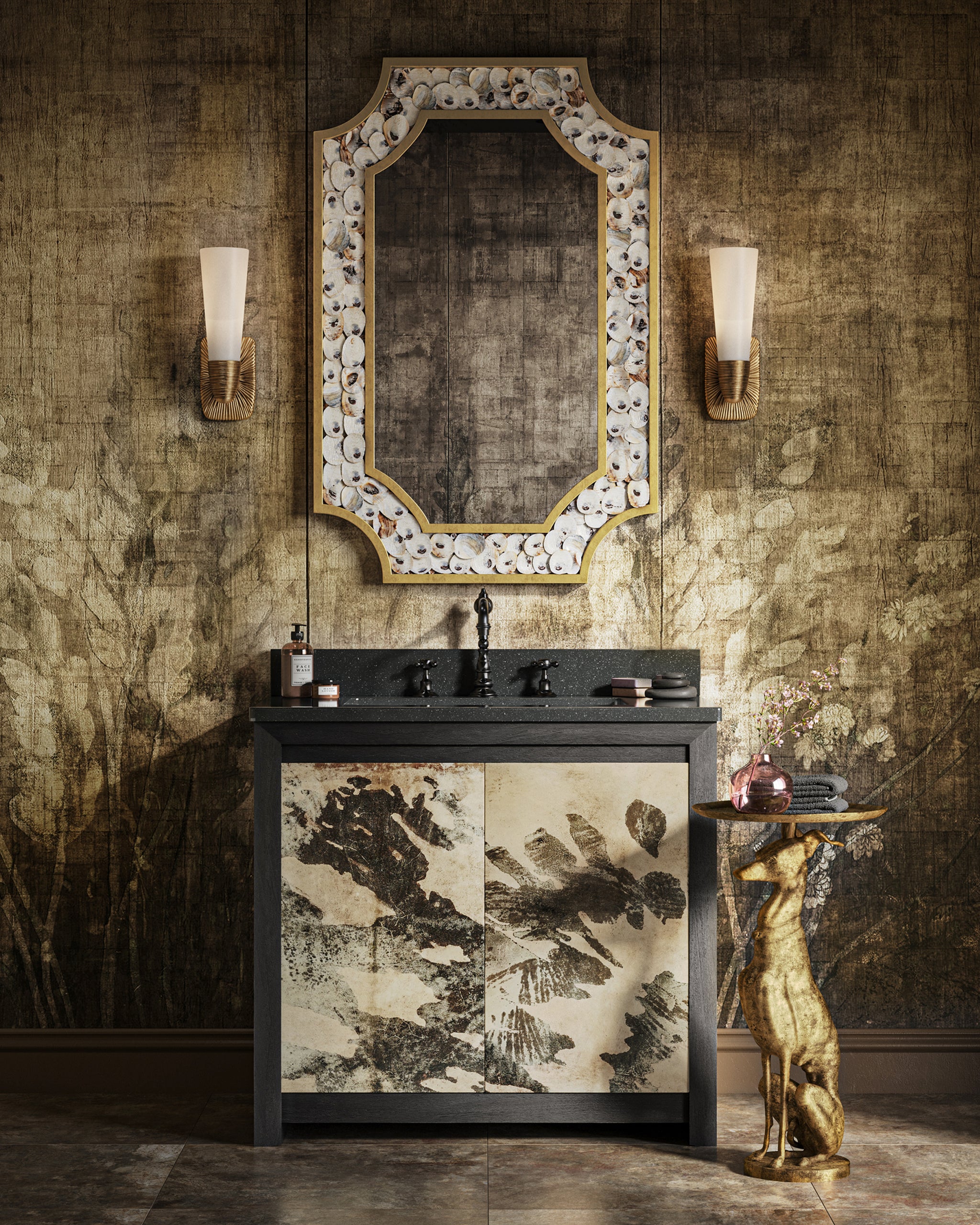 Currey & Company Karlson 36" Vanity With Rectangular Undermount Sink