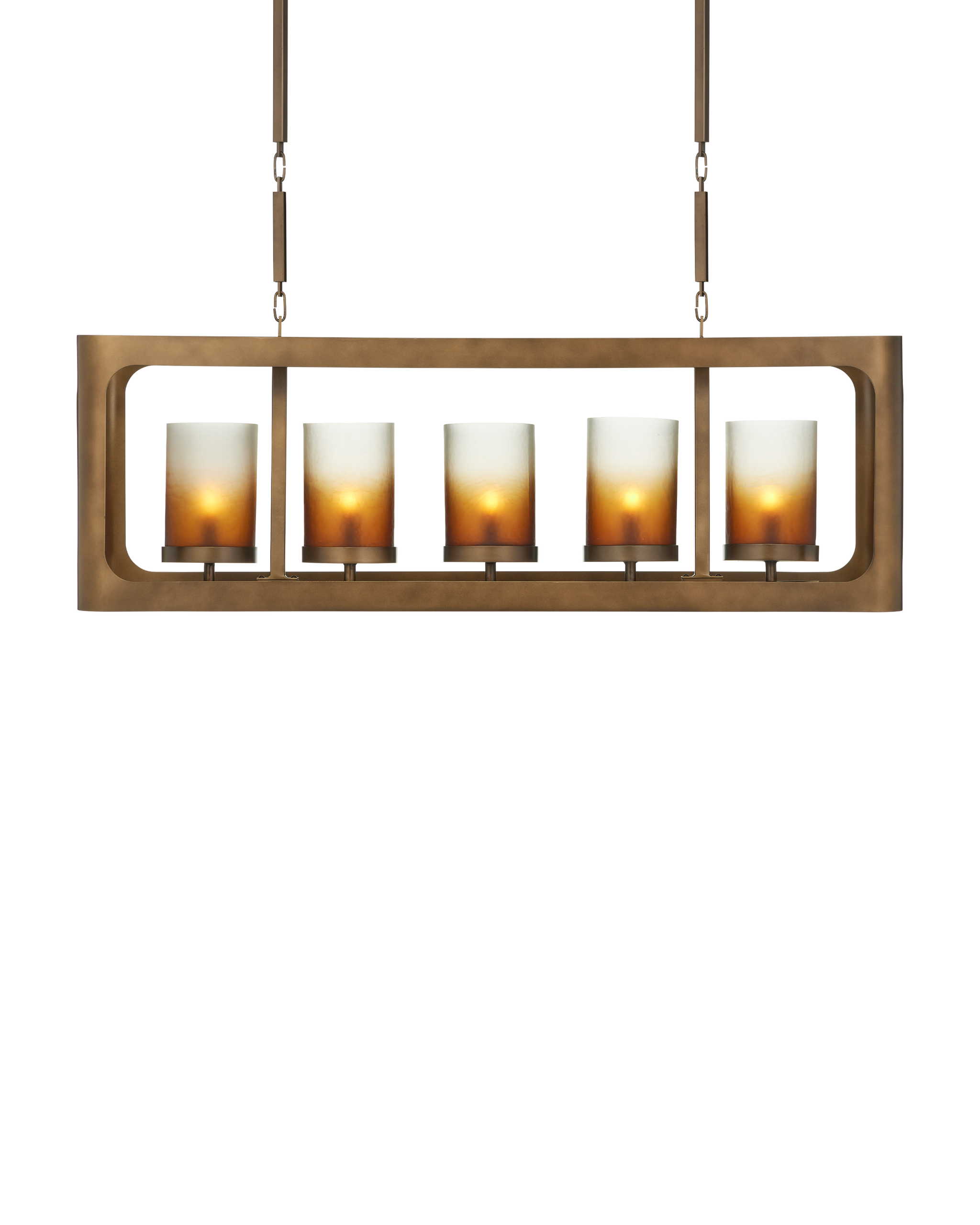 Currey & Company Tenebroso Rectangular Chandelier