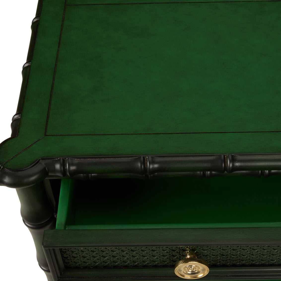 Wildwood Borneo Console Table Emerald Green