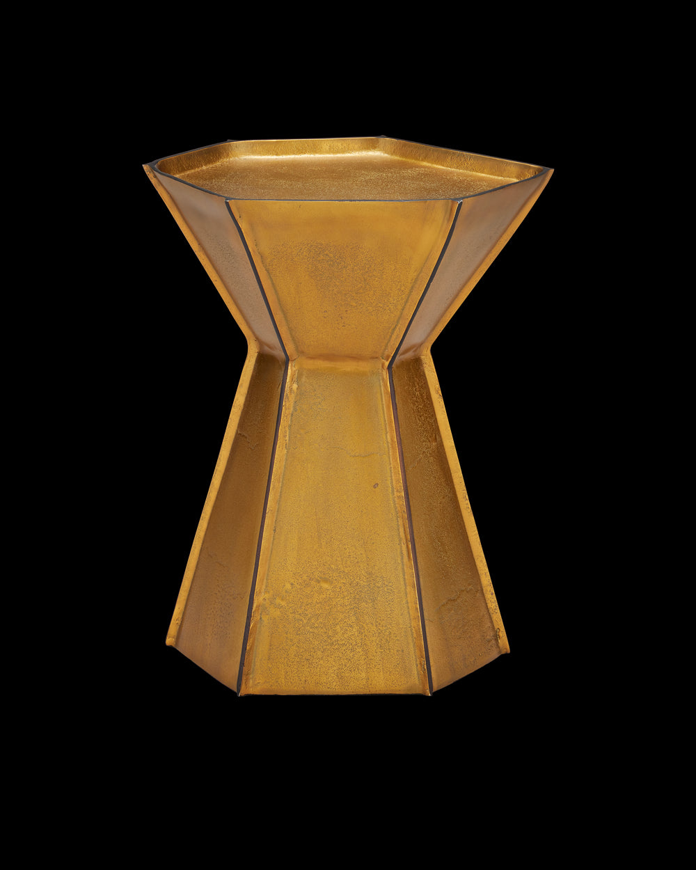 Currey & Company Merola Gold Accent Table