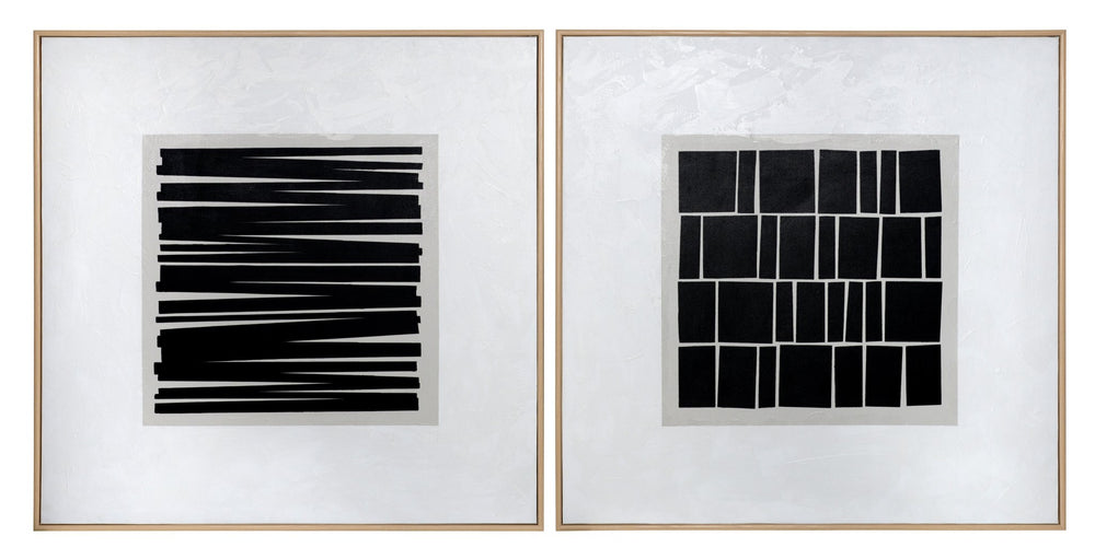 Sunpan Split Personality (Set Of 2) 48" X 48" Wood Floater Frame