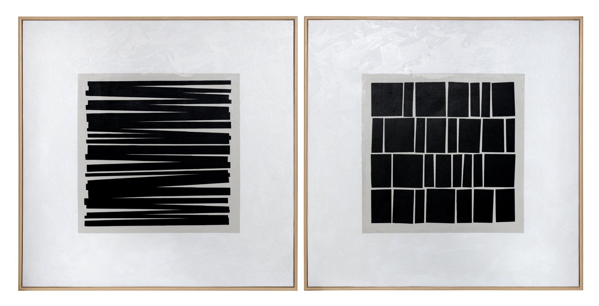 Sunpan Split Personality (Set Of 2) 48" X 48" Wood Floater Frame