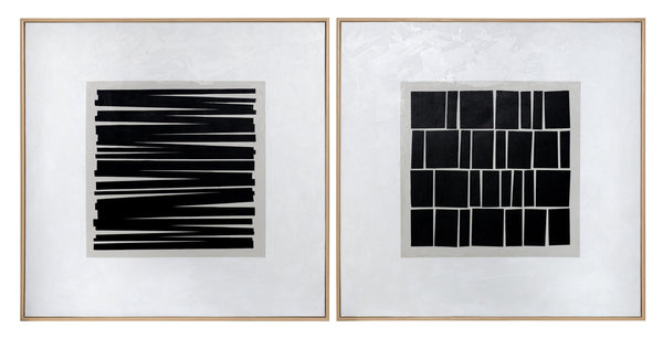 Sunpan Split Personality (Set Of 2) 48" X 48" Wood Floater Frame