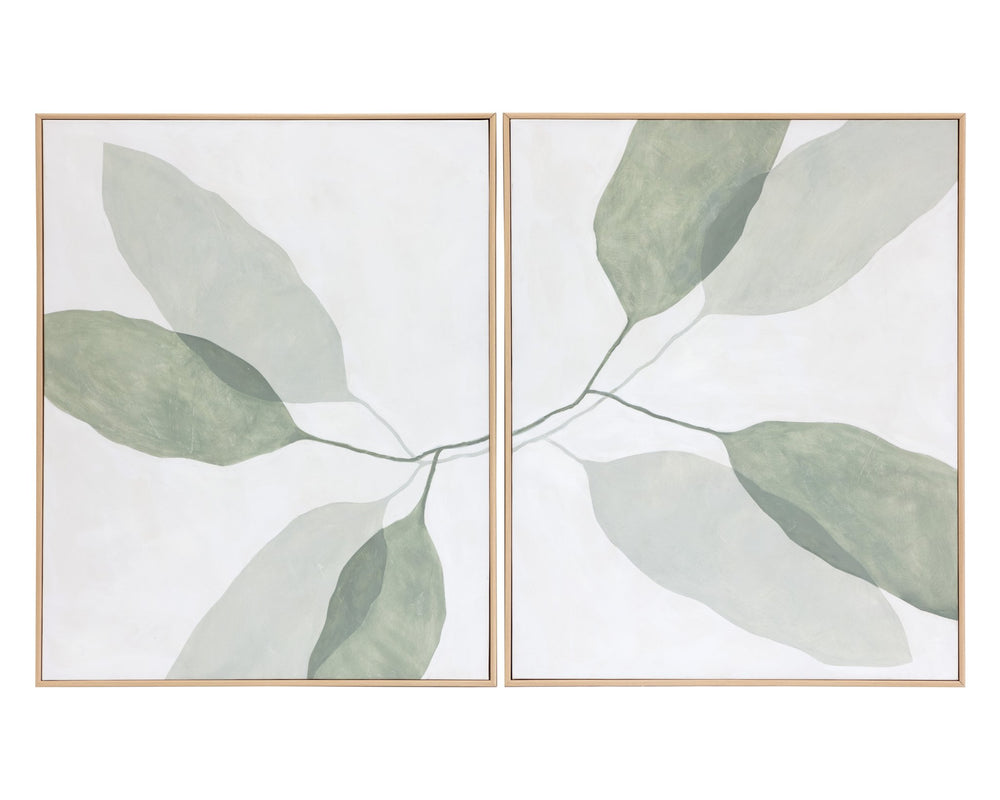 Sunpan Calm Reflection (Set Of 2) 40" X 50" Natural Floater Frame