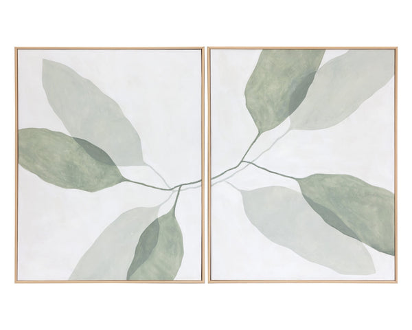 Sunpan Calm Reflection (Set Of 2) 40" X 50" Natural Floater Frame