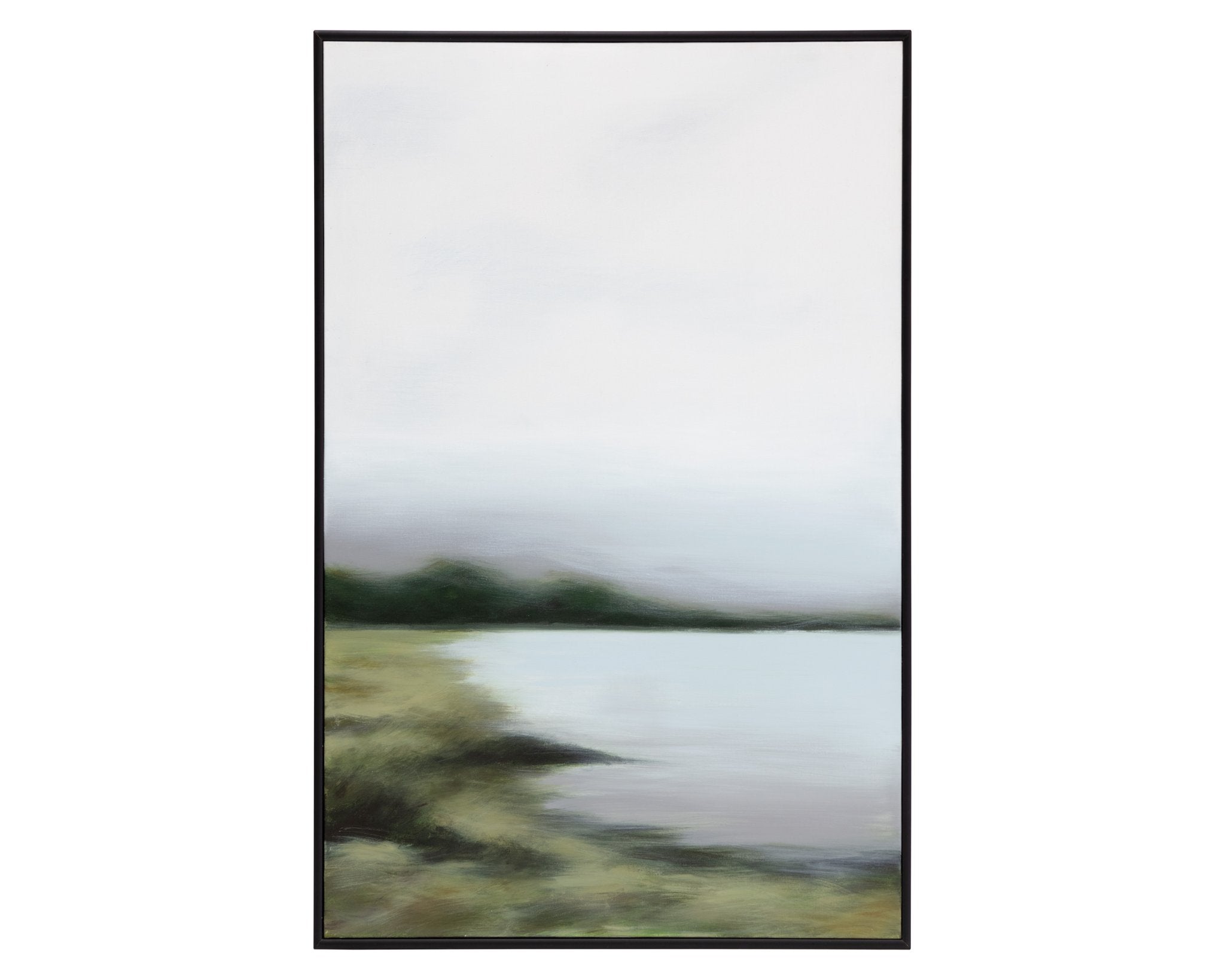 Sunpan Lakeside Views (Set Of 2) 36" X 48" Black Floater Frame