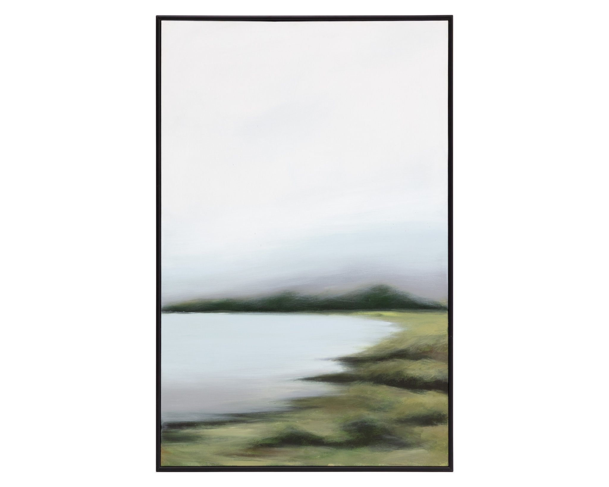 Sunpan Lakeside Views (Set Of 2) 36" X 48" Black Floater Frame