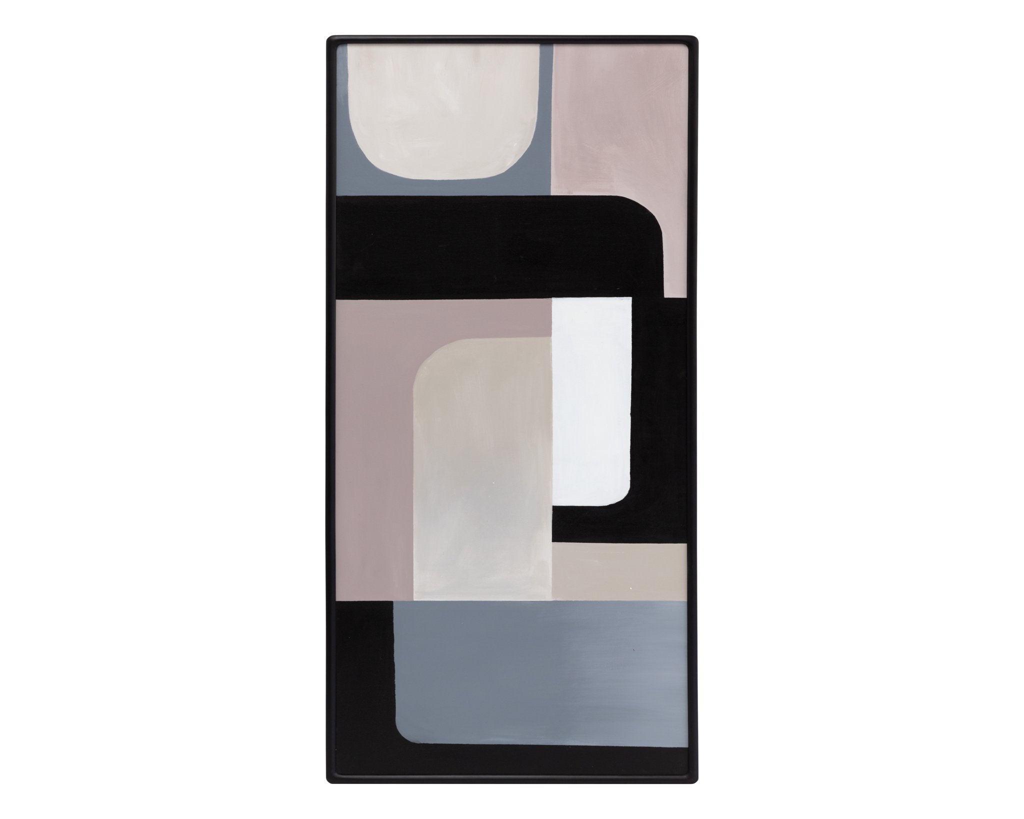 Sunpan Radical Interpretation (Set Of 3) 28" X 66" Black Floater Frame